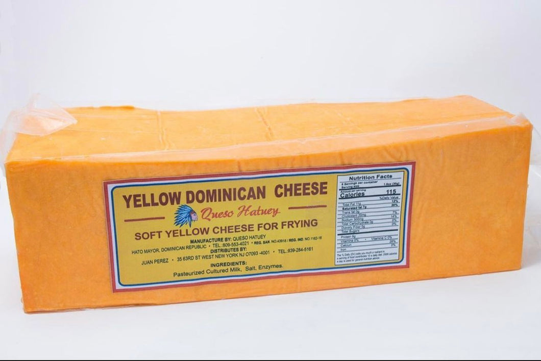 Yellow Dominican Cheese - Queso amarillo dominicano
